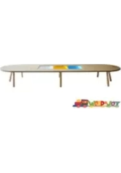 Wood&joy Oval Etkinlik Masası 8 Kişilik -150 Cm
