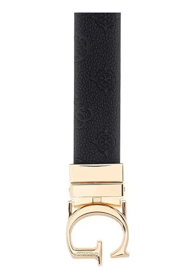 Guess Ella Logo Çift Taraflı Kadın Kemer Bw7861p3430 Siyah