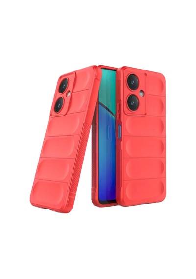 Vivo Y27 Kılıf Optimum Silikon - Kırmızı Renkli