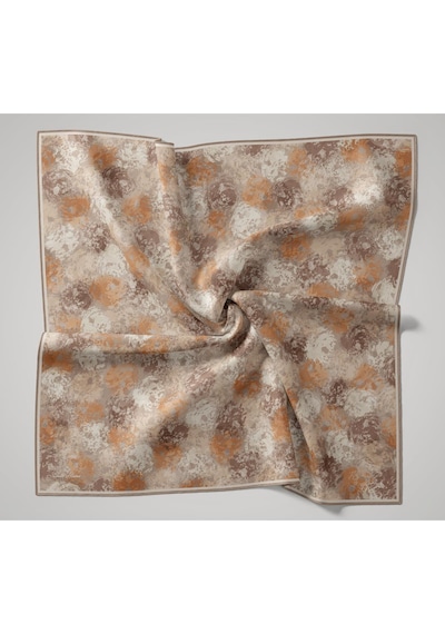 Silk Home Soft Eşarp 73095-05 Sütlü Kahve, Kahverengi, Taş, Turuncu