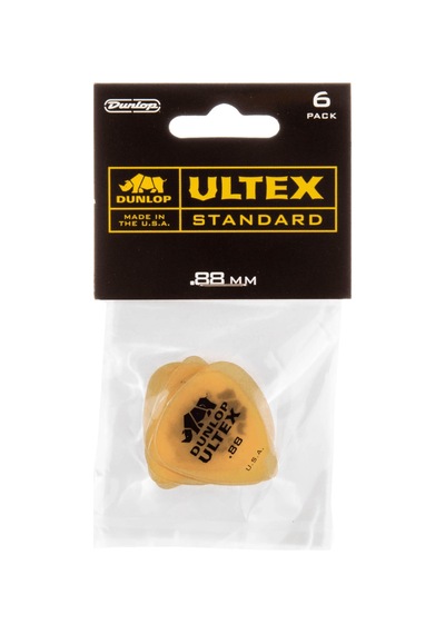Dunlop Ultex 421p088 Standart, 0,88 Mm Gitar Penaları, 6'lı Paket