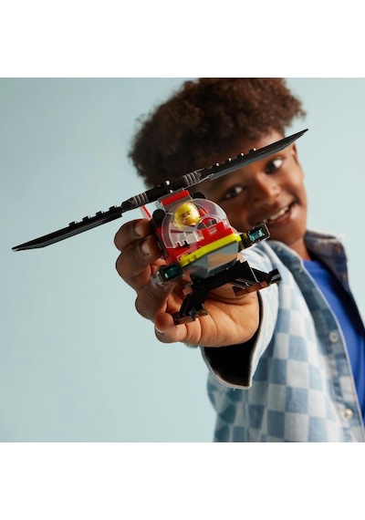 LEGO® City İtfaiye Kurtarma Helikopteri 60411 5+ Yaratıcı Oyuncak Yapım Seti - 85 Parça