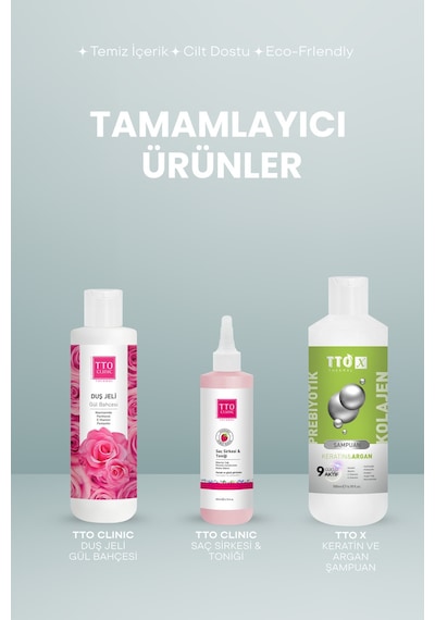 Tto X Prebiyotik Saç Bakım Maskesi Biberiye Yağı Keratin Argan Yağı Biyotin