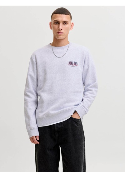 Jack & Jones Jjaero Sweat Crew Neck Beyaz Erkek Sweatshirt 12298492