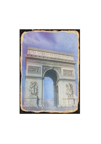 Bedeko Paris Dekoratif Ahşap Tablo 25 Cm X 35 Cm