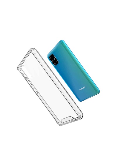Galaxy A51 Kenarlari Silikon Yüzeyi Sert Seffaf Gard Kilif 566410460