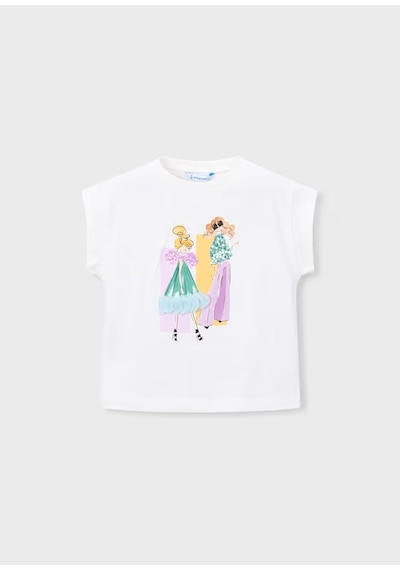 Mayoral Kız Çocuk T-shirt 3005 Lila