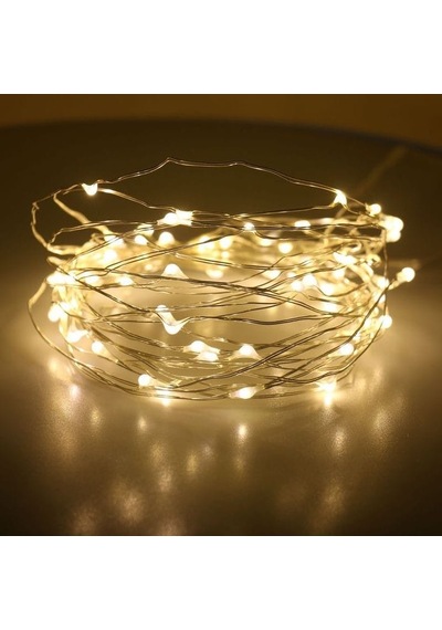 Alshop 5 Metre Gün Işığı Peri Led Pilli Gün Işığı