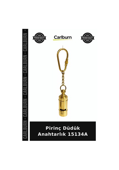 Pirinç Düdük Anahtarlık 15134a Ses Çıkaran Aksesuar Takı Tamamlayıcısı