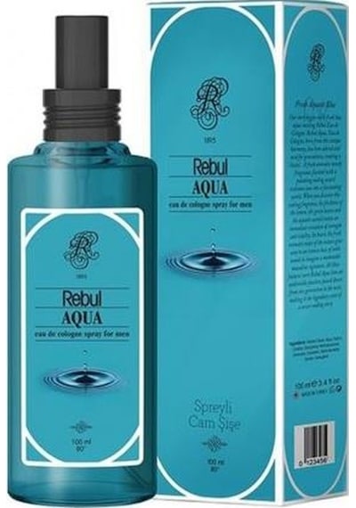 Rebul 80 Derece Aqua For Men Kolonya Sprey Cam Şişe 100 ML