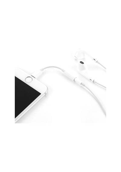 Apple Uyumlu iPhone iOS 6 7 8 Plus X Aux Kulaklık Çevirici Kablo Adaptör