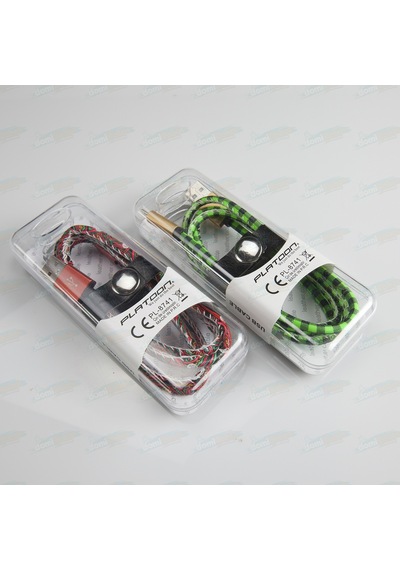 Micro-b Usb Kablo Örgü Tip Luna Şarj / Data Kablosu