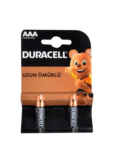 Duracell Aaa İnce Kalem Pil 2li - Eol