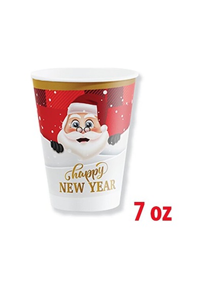 Yılbaşı Parti Süsleme Seti - Mutlu Yıllar Ve Merry Christmas Banner, 3d Tavan Süsü, Şapka Ve Bardak