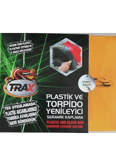 Trax Araç Iç Dış Tüm Plastik Aksam Yenileyici Seramik Kaplama