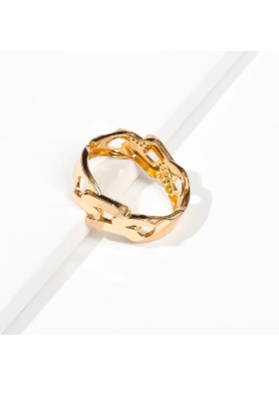 Bbaccessorıes Bb Pirinç Kaplama Modern Kelepçe Altın