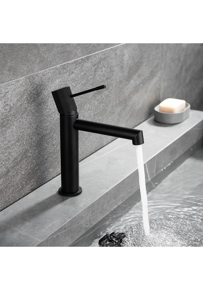 Fontana Lavabo Bataryası Mat Siyah Mat Siyah