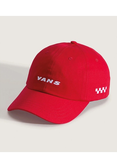 Vans Check Side Curved Bill Jockey Unisex Şapka Vn000qa6ızq1 Kırmızı