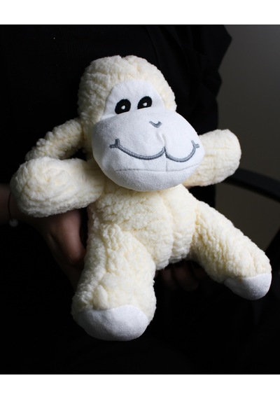 Kuzu Baskılı Tişörtlü Peluş Kuzu 22cm