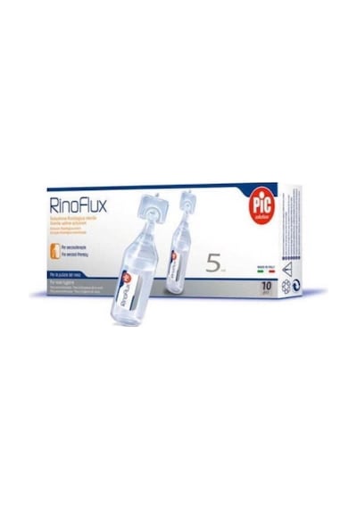 Rinoflux Serum Fizyolojik 5 Ml 10 Adet Flakon