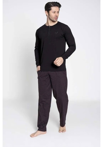 Aydoğan Erkek Modal Uzun Kollu Pijama Takımı 3426 - 1 Adet 001