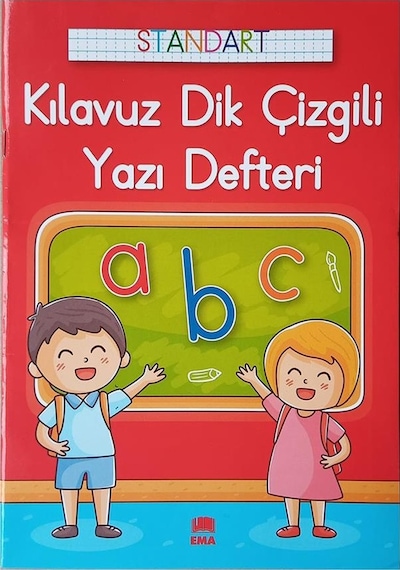 Güzel Yazı Defteri A4 Boy 19 x 27 CM Kılavuz Dik Çizgili 24 Yaprak 3 Adet