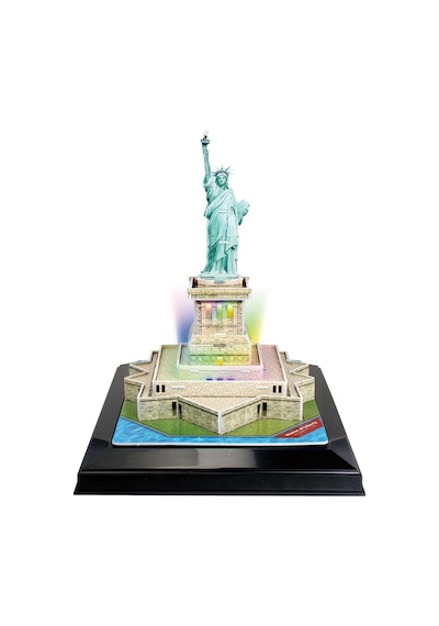 Cubic Fun 3D 37 Parça Puzzle Özgürlük Anıtı - Abd Led Işıklı