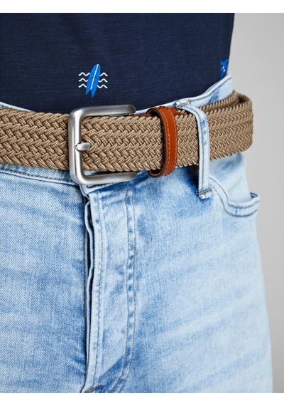 Jack & Jones Jacsprıng Woven Belt Noos Erkek Kahverengi Kemer - 12118114