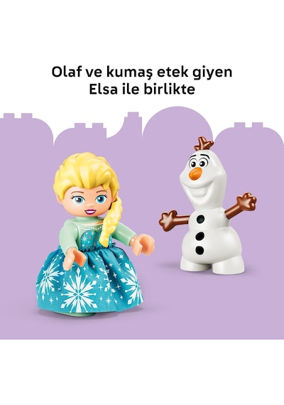 LEGO® DUPLO® | Disney Elsa ve Olaf ile Karlar Ülkesi Yaratıcı Kutusu 10462 – 2+ için Karakterler İçeren Oyuncak Yapım Seti (37P)