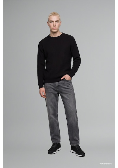 Defacto Baggy Fıt Normal Bel Geniş Paça Jean Pantolon I9313ax26aunm55 Gri-nm55