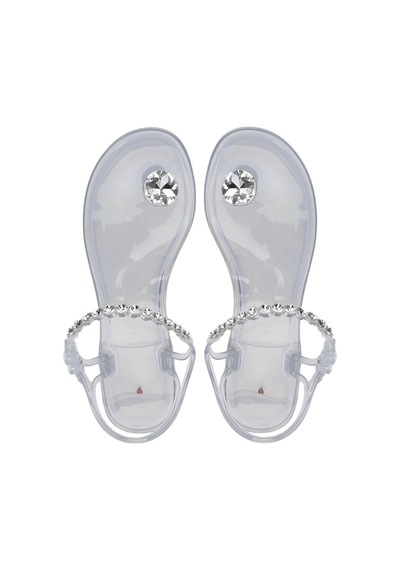Menghi Kadın Pvc Şeffaf Parmak Arası Sandalet 774 828e Bn Sndlt Y25 Glass Şeffaf