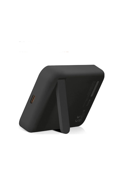15w Apple Uyumlu iPhone 16 Pro Max İle Magsafe Destekli Powerbank- Stand 10000mah Txm10 Siyah