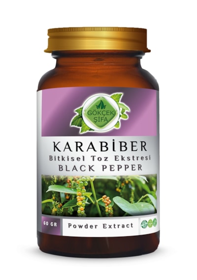 Gökçek Şifa Karabiber Toz Eki 60 G