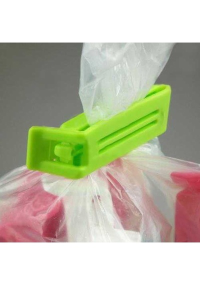Gıda Poşeti Ağzı Kapatma Aparatı Poşet Kapatıcı Klips 5adet Plastik Plastik Çok Renkli Diğer