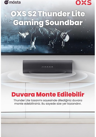 Thunder Lite Pc Oyun Soundbar Sanal Surround 2.0 Hdmı/aux/optik Bluetooth 5.0