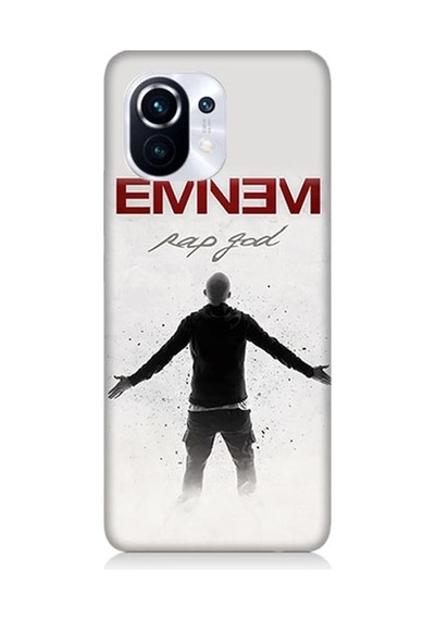 Xiaomi Mi 11 Pro Uyumlu Eminem Rap God Desenli Silikon Kılıf