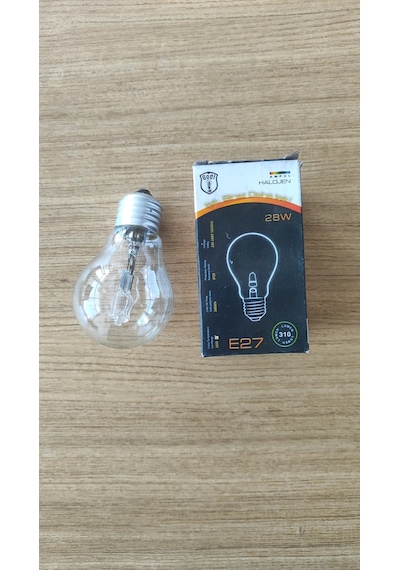 Godi 28w E27 Duy Halojen Şeffaf Klasik Ampul 310 Lümen Model: Mt-5218