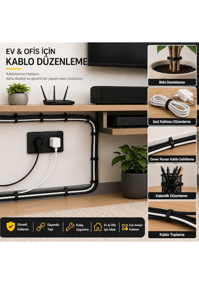 Alegron Siyah Plastik Kelepçe 9,0 X 940 Mm 100 Adet