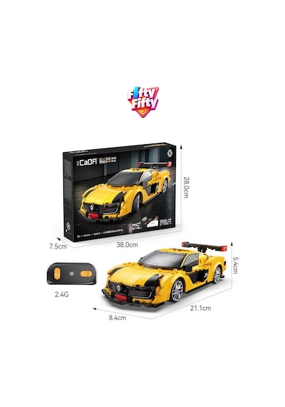 Cada Uzaktan Kumandalı Renault Sports 1:20 C51094w 294 Parça Oyuncak Yapım Seti Blok Araba