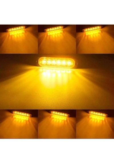 2 Adet . 12-24 Volt Uyumlu Tek Sıra Kendinden Modüllü Çkarlı Led Lamba