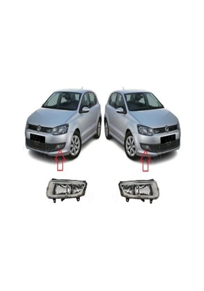 Vager Vw Polo 2009-2013 6r0 Lı Sis Farı Aydınlatması Sol Sağ Takım