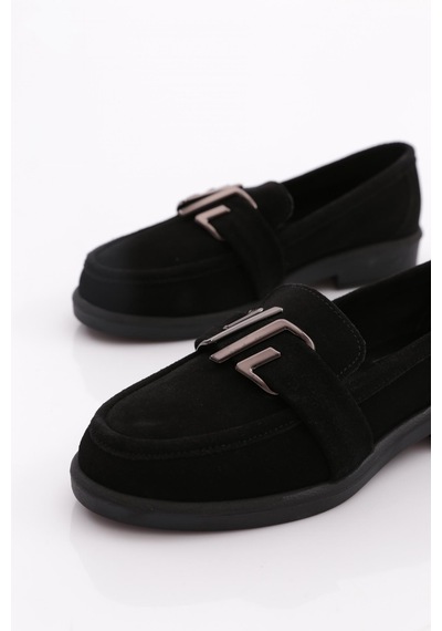 Dgn 527 Kadın Loafer Ayakkabı Siyah