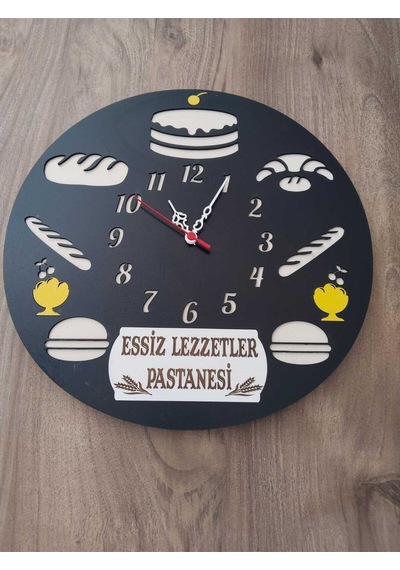 Mrchediyesepeti Duvar Saatleri Kişiye Özel Tasarım Şık Ve Kaliteli No548 Çok Renkli