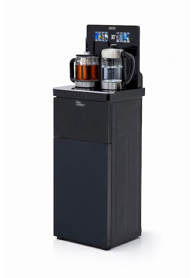 GEN 1412 Tea Or Coffee Çay - Türk Kahvesi - Filtre Kahve - Soğuk Su ve Sıcak Su - Akıllı Su Sebili - Çay Kahve Makinesi