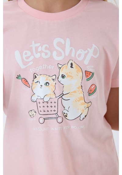 Arnetta Kız Çocuk Pembe Pijama Takım Pembe