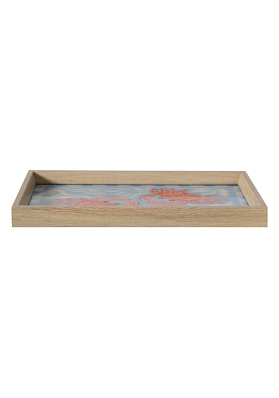 Mudo Home Crabs Dekoratif Tepsi 31x42 Cm Mavi