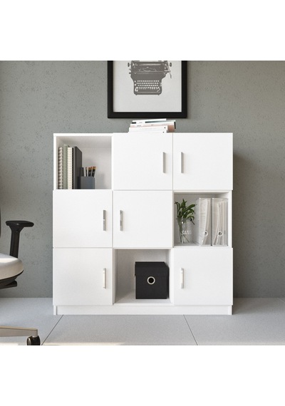 Robin Home Verona G Ofis Klasör Dolabı Kitaplık Beyaz