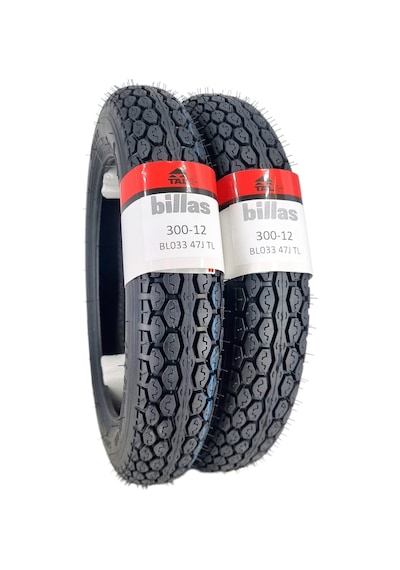 Motolux Fayton Fx33 Lastik Takımı 2'li 300-12 Bl033 Tl Dubleks