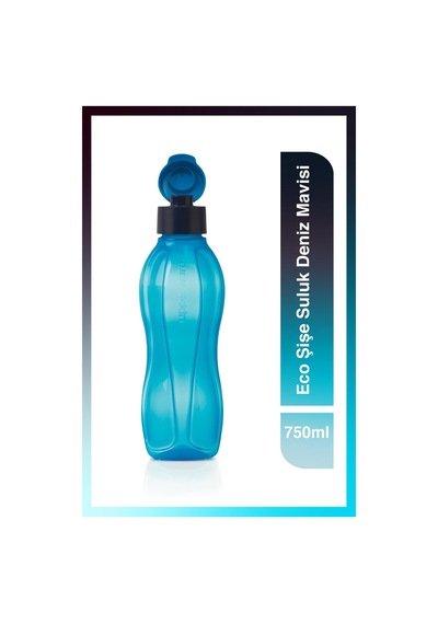Tupperware Eco Şişe Suluk Kolay Kapak 750ml Deniz Mavisi