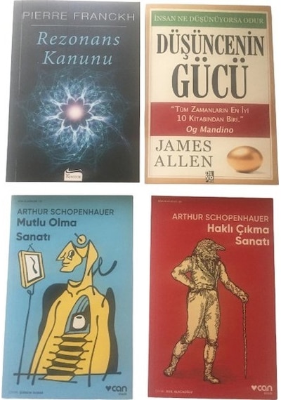 Rezonans Kanunu+dusuncenın Gucu+mutlu Olma Sanatı+haklı Cıkma Sanatı